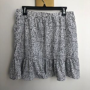 Women’s Shein Dalmatian Print Skirt